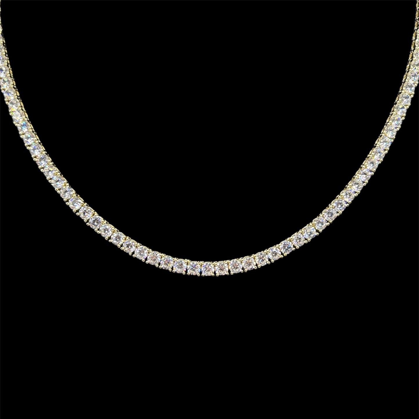 Tennis Chain 4mm Gold