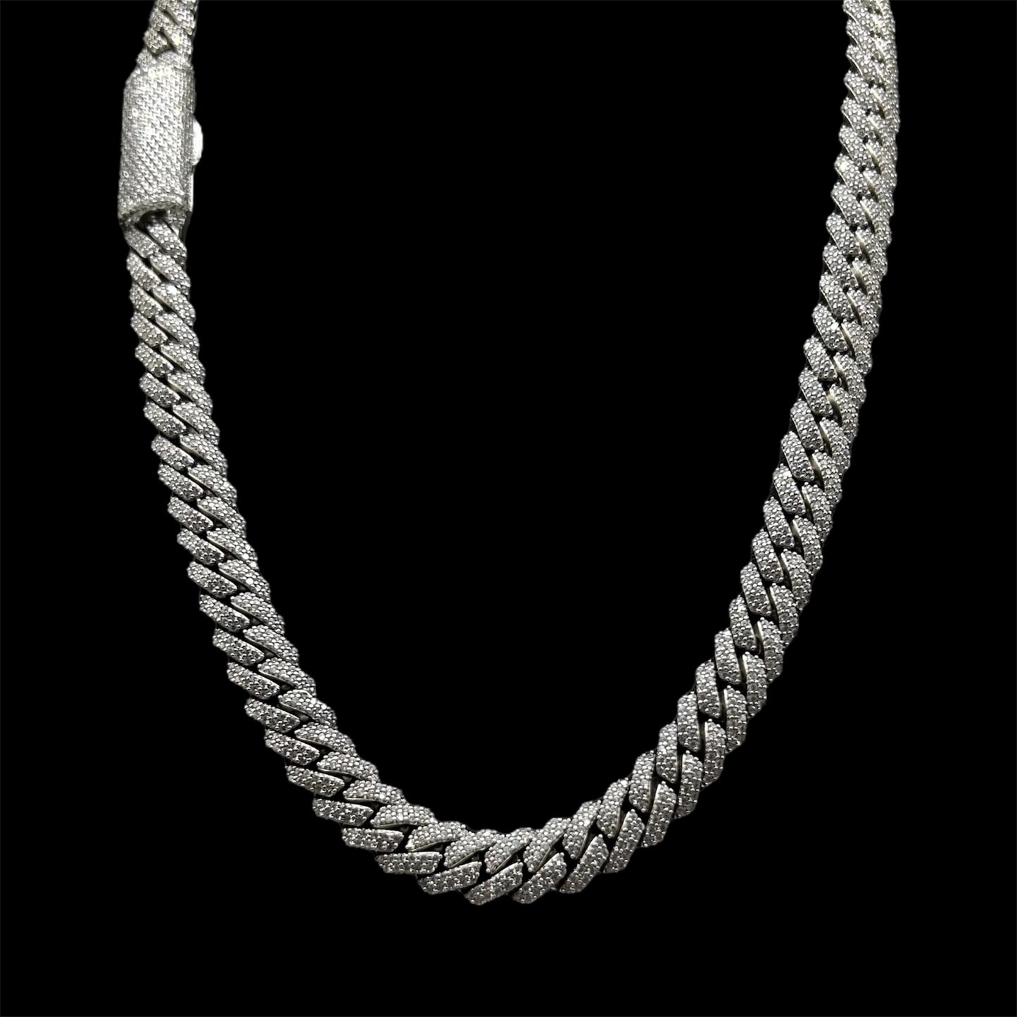 Frosted Miami Cuban Link 10mm