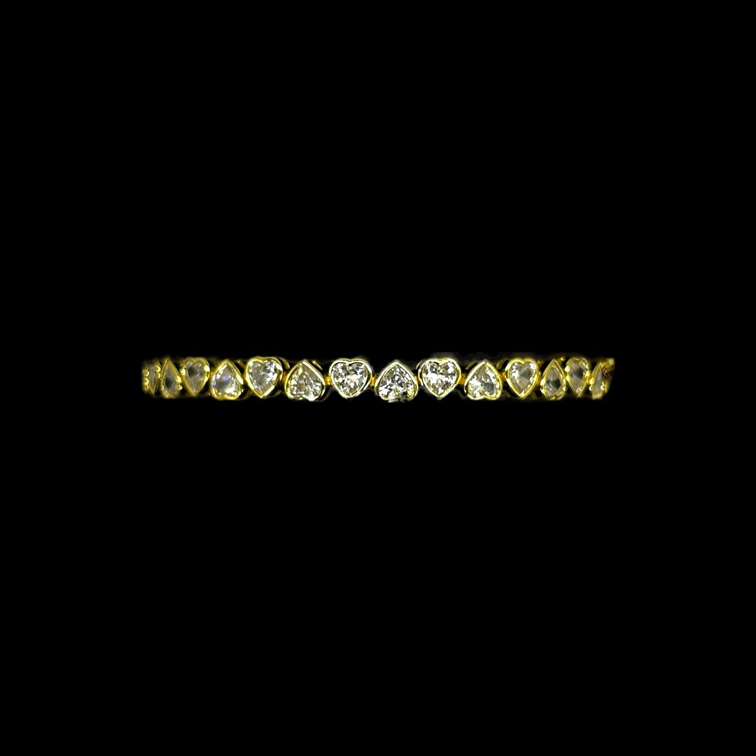 Heart Shape Cut Bracelet