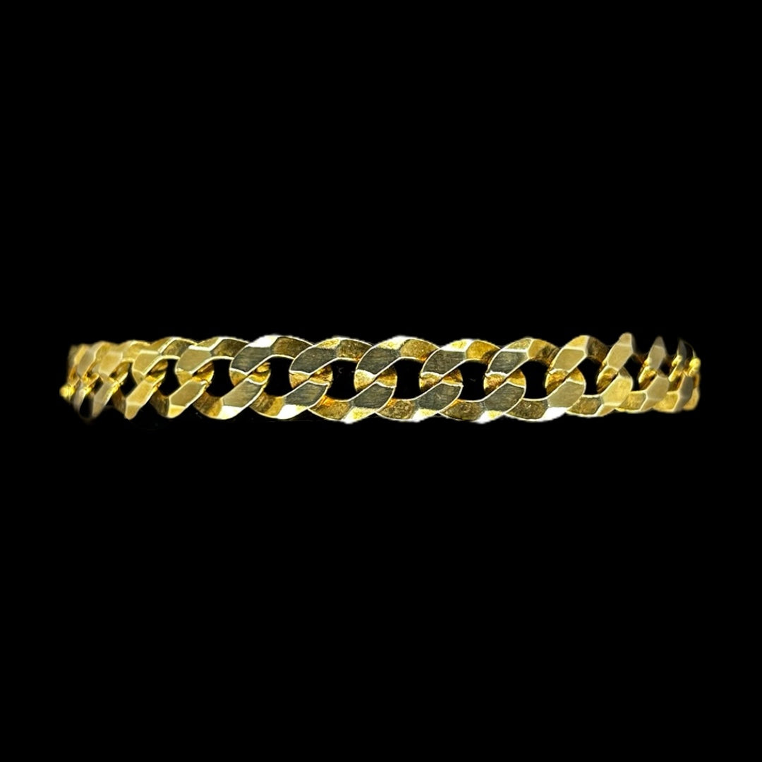 8mm Flat Cuban Bracelet