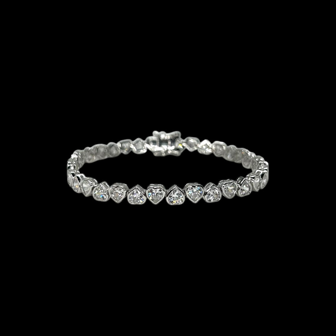 Heart Shape Cut Bracelet
