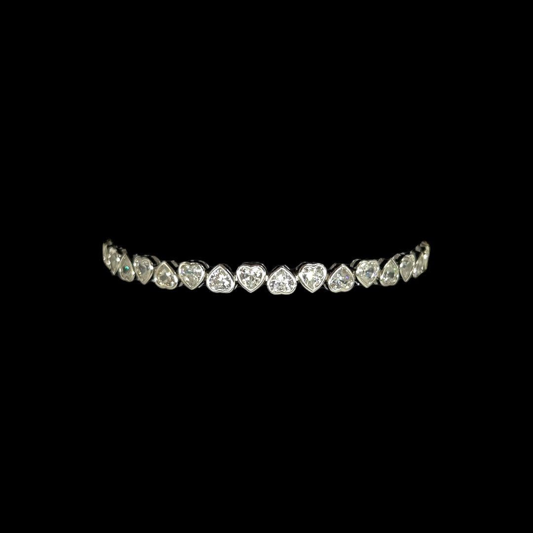 Heart Shape Cut Bracelet