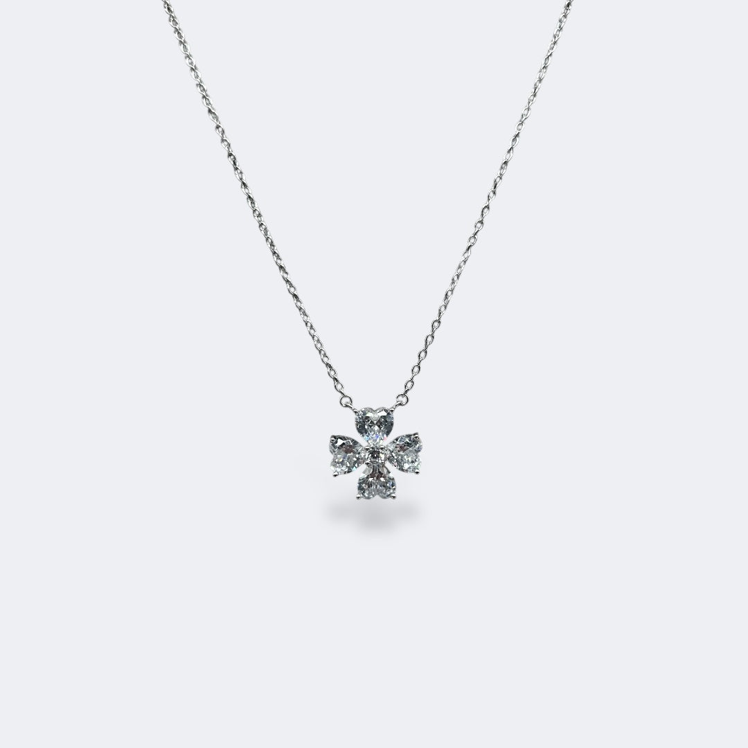 Flower Full of Hearts Necklace