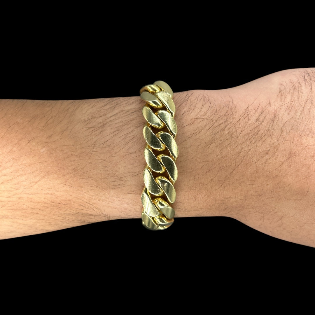 14mm Miami Cuban Handmade Bracelet