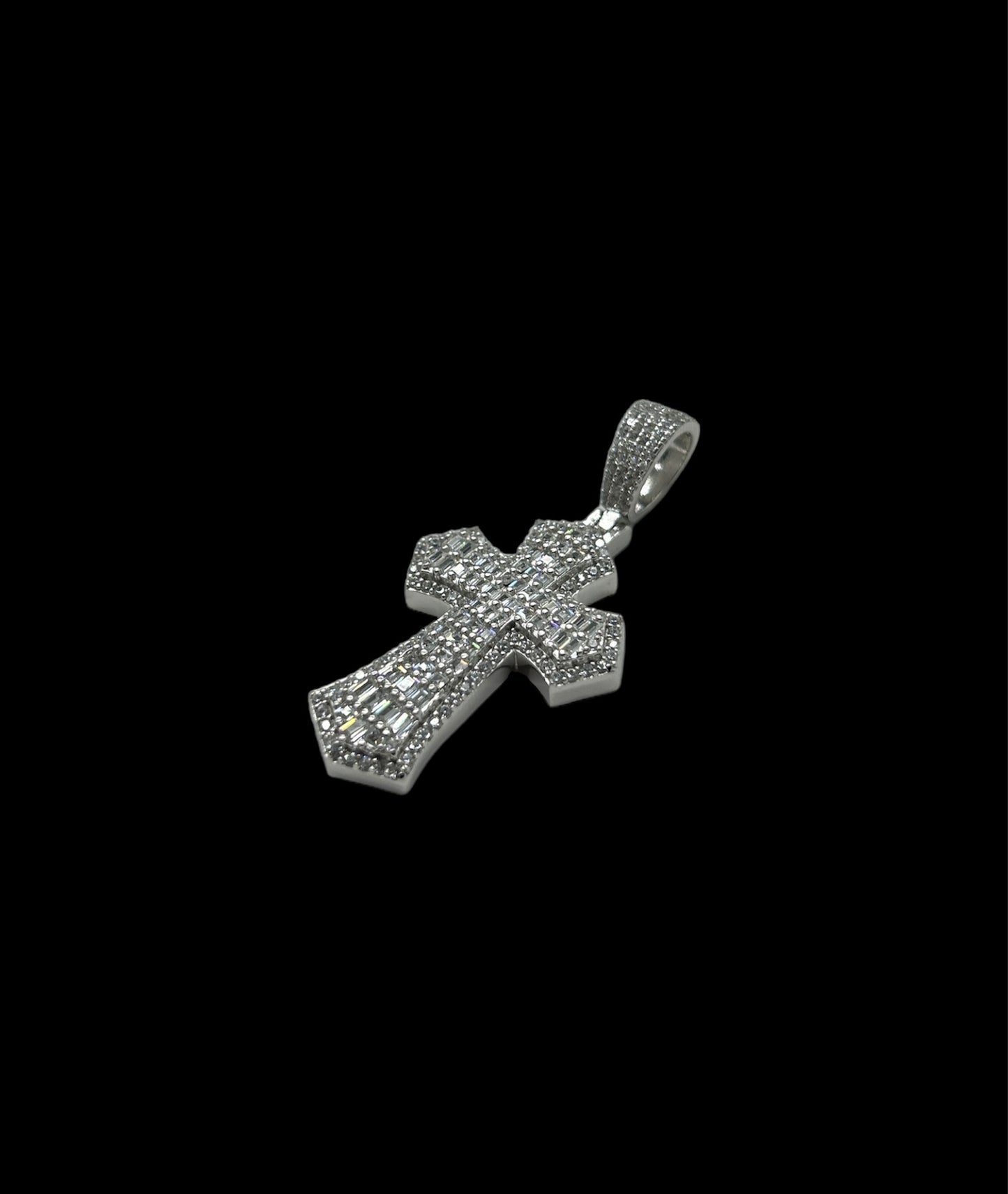 Baguette Cross Double Layer