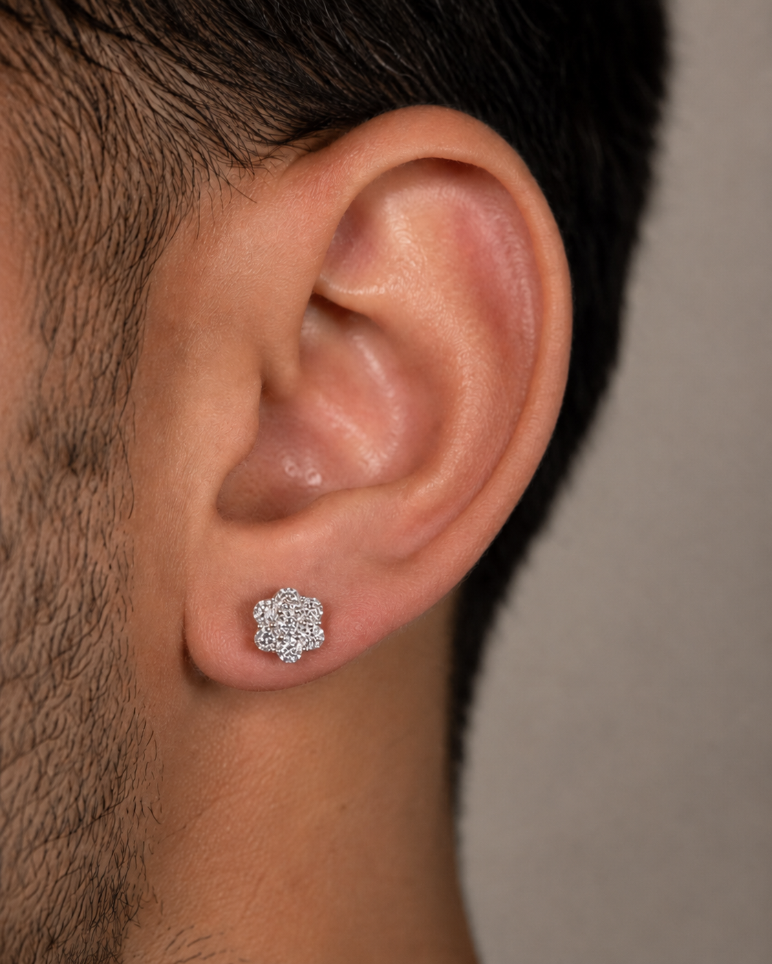 Cluster Earring Flower Set 7mm