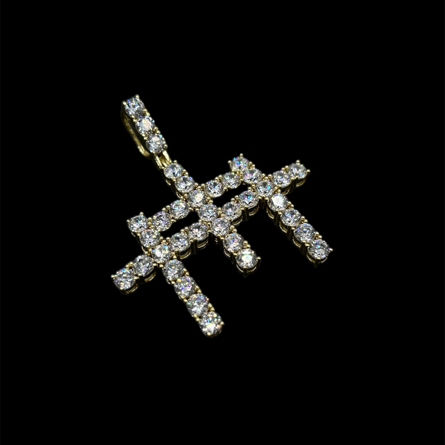 3 Cross Exclusive Piece Gold
