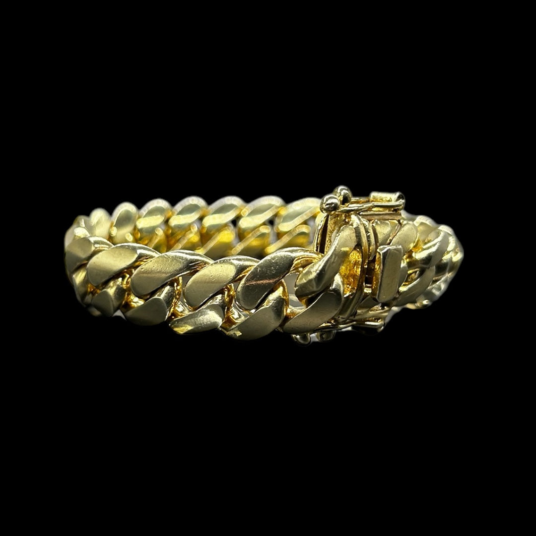 14mm Miami Cuban Handmade Bracelet
