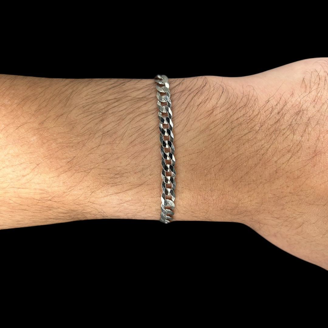 5mm Flat Cuban Bracelet