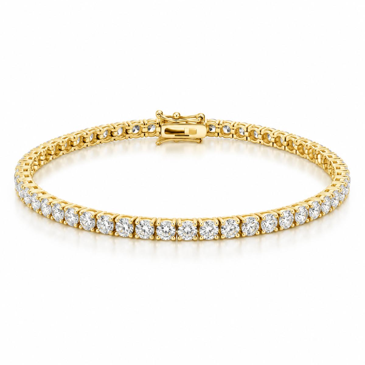 Legacy tennis in 14K gold with lab-grown diamonds; representative design image