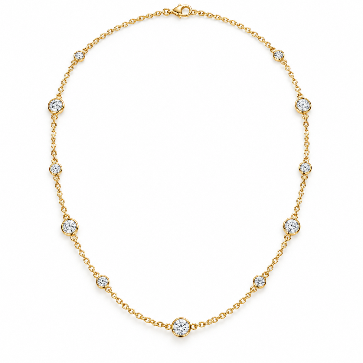Legacy yard in 14K gold with lab-grown diamonds; representative design image