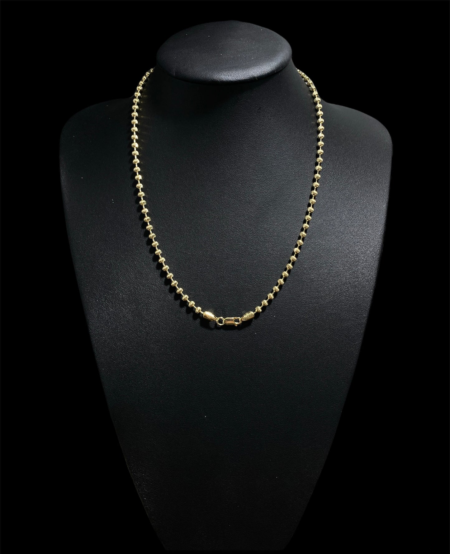 Mooncut Chain 4mm Gold