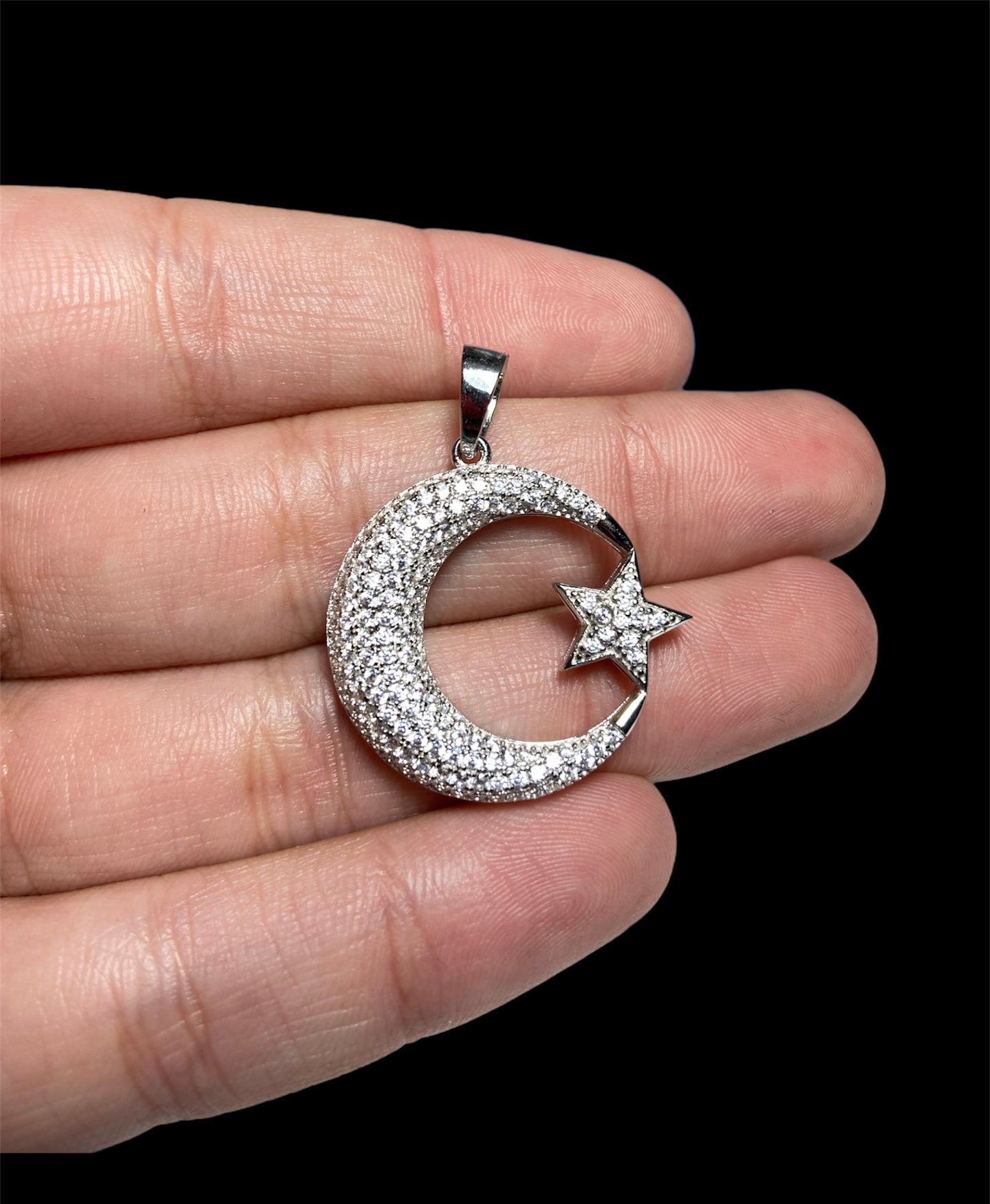 Pendant Luna y Estrella Musulmana