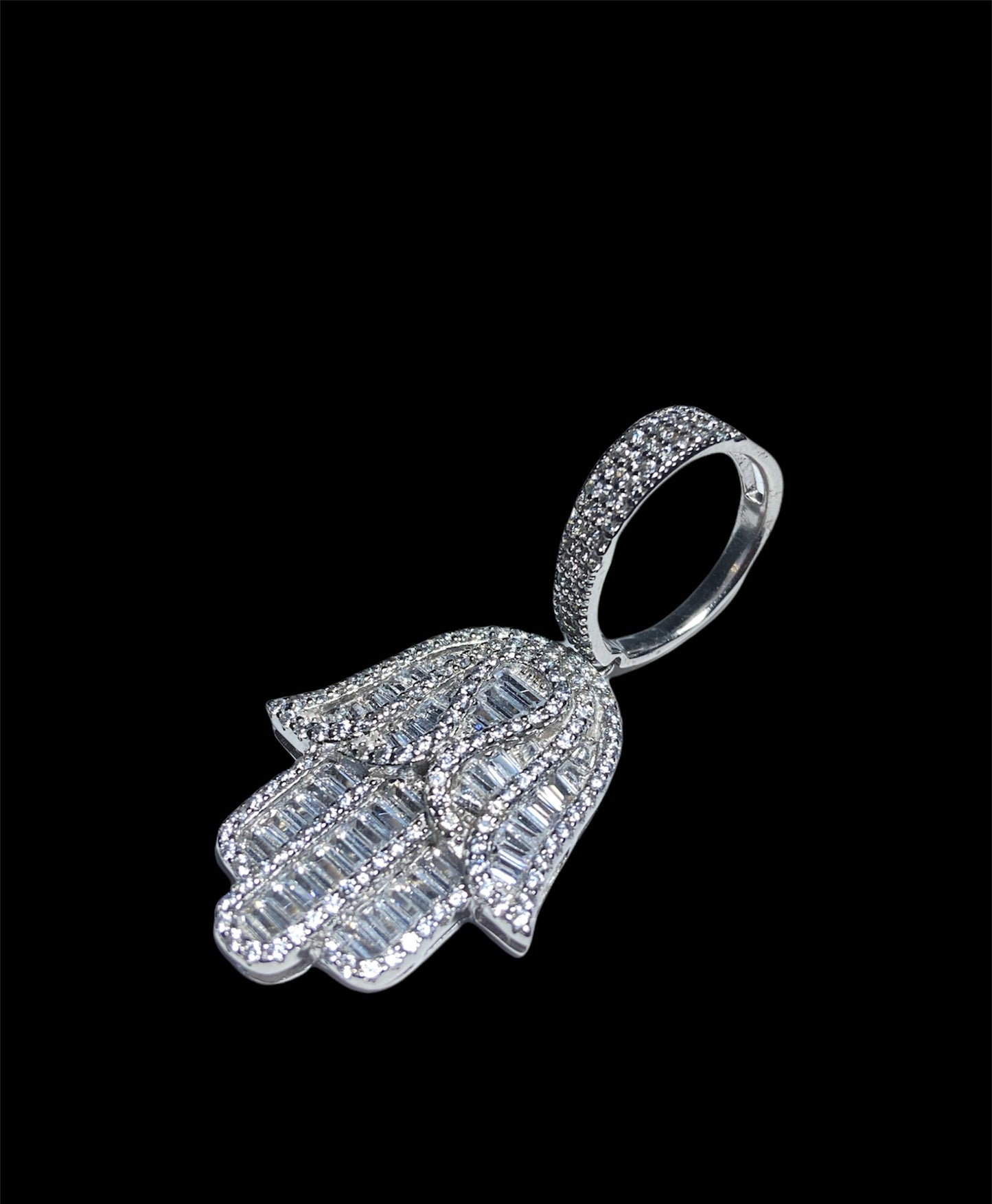 Pendant Mano Fatima Baguettes