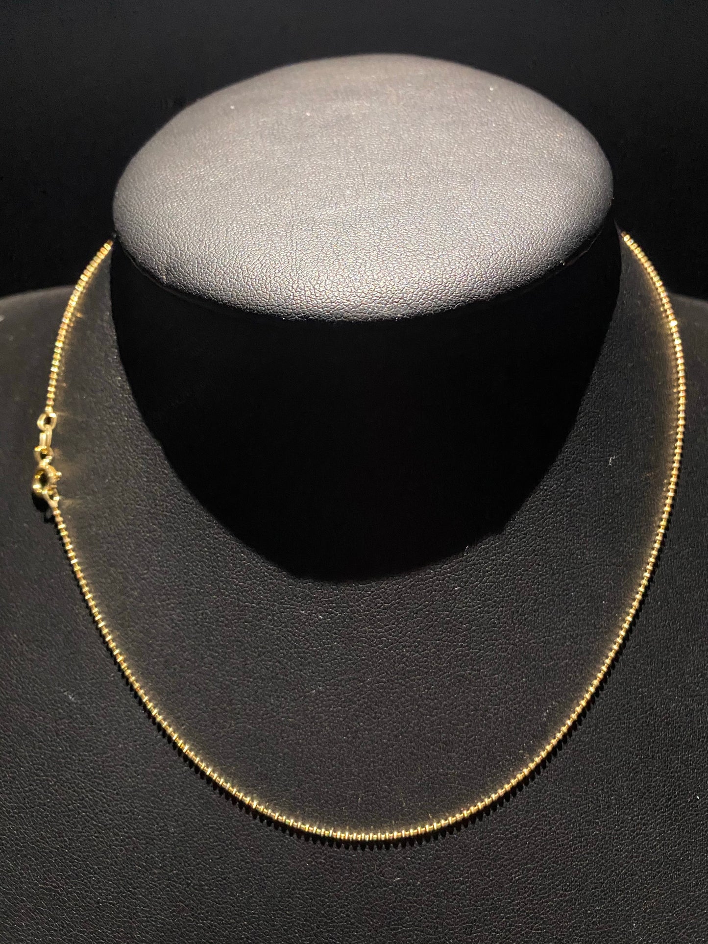 Mooncut chain Gold Color 1mm