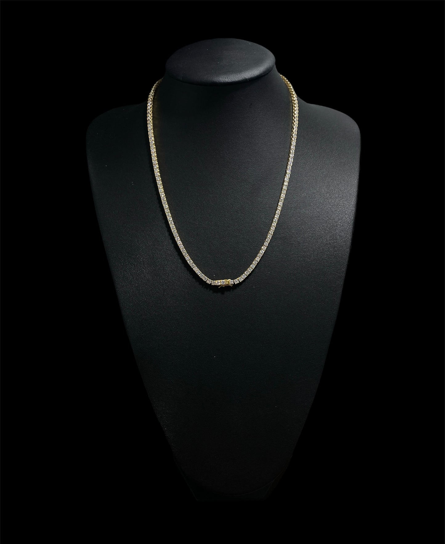 Tennis Chain 3mm Gold Color