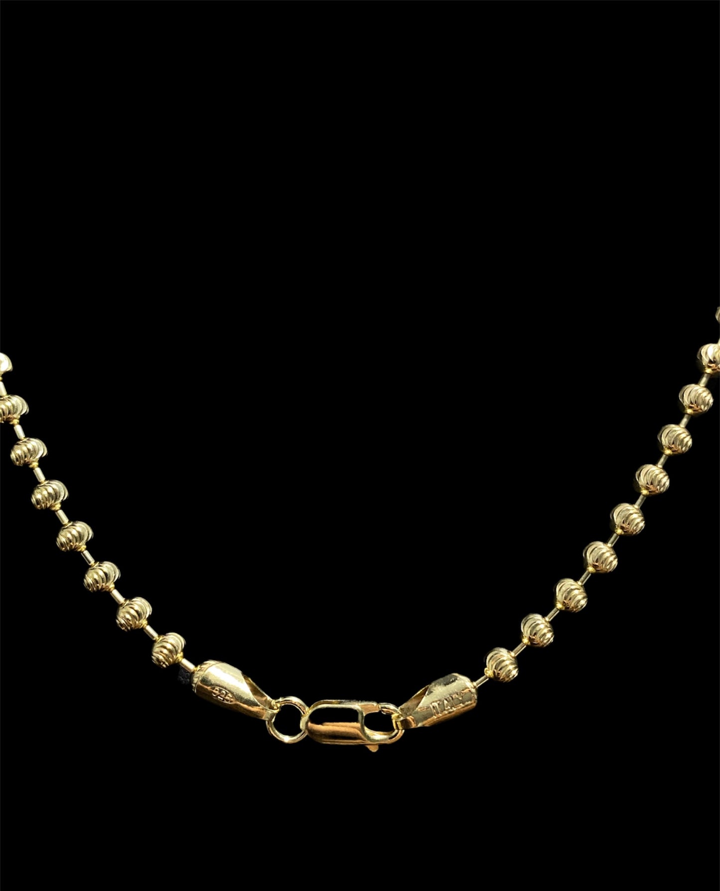 Mooncut Chain 4mm Gold
