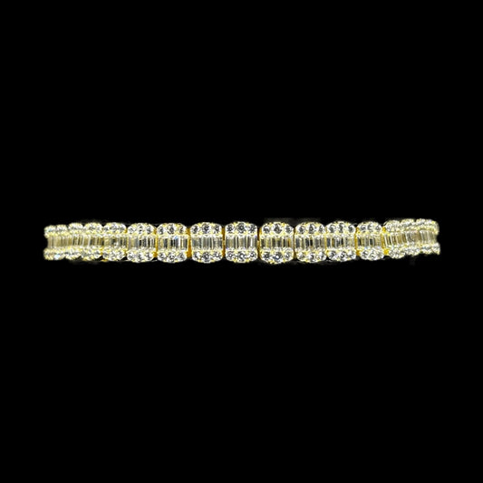 Baguette Cut Bracelet