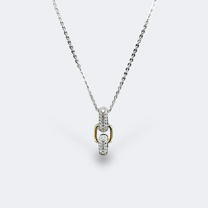 Two Tone Connection Necklace