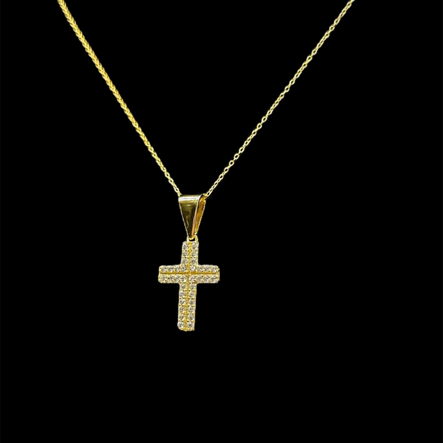 Small Cross W/ Chain