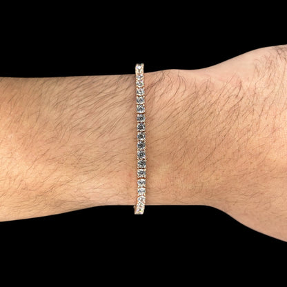 3mm Rose Gold Tennis Bracelet