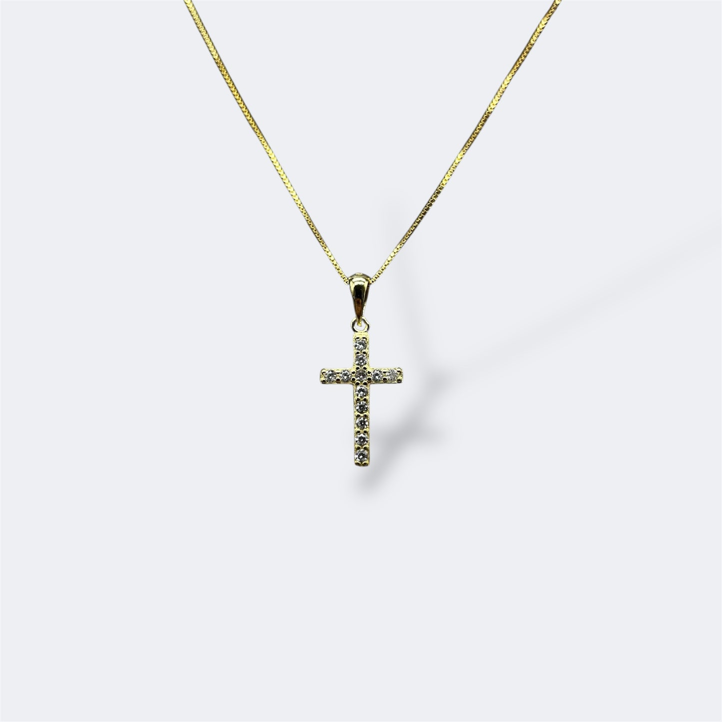 Cross W/ Chain Silver