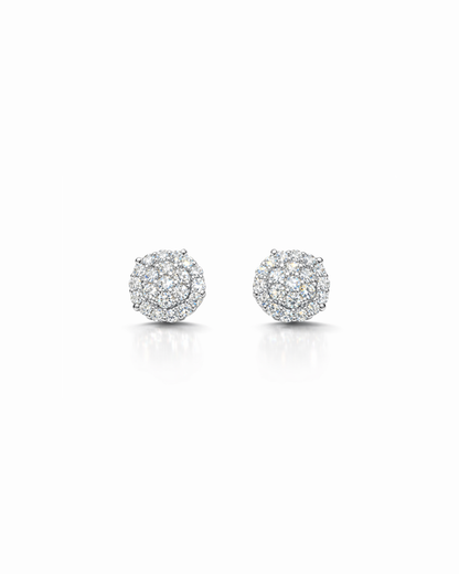 Flower Set Earrings (7mm)