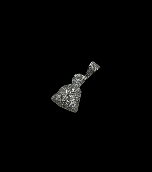 Small Money Bag Silver
