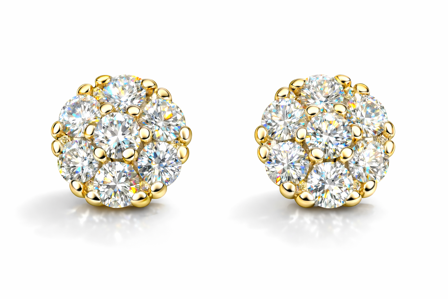 Flower Set Earring (6mm)