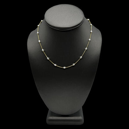 Diamond Cut Ball Necklace