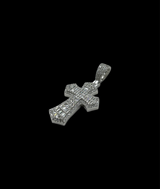 Baguette Cross Double Layer