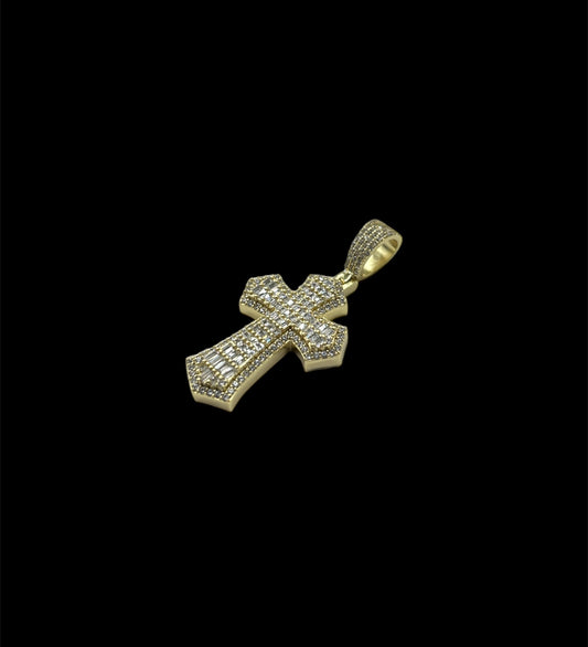 Baguette Cross Double Layer