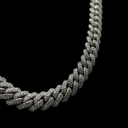 Frosted Miami Cuban Link 10mm