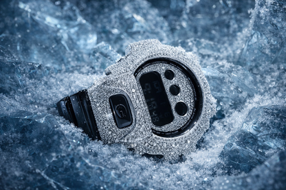 Custom Made GShock Lab Grown Diamonds Sterling Silver Case