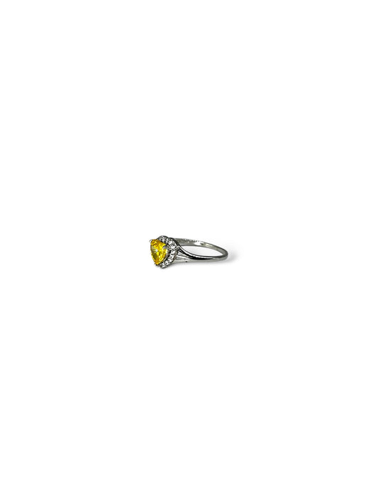 Yellow Heart Ring