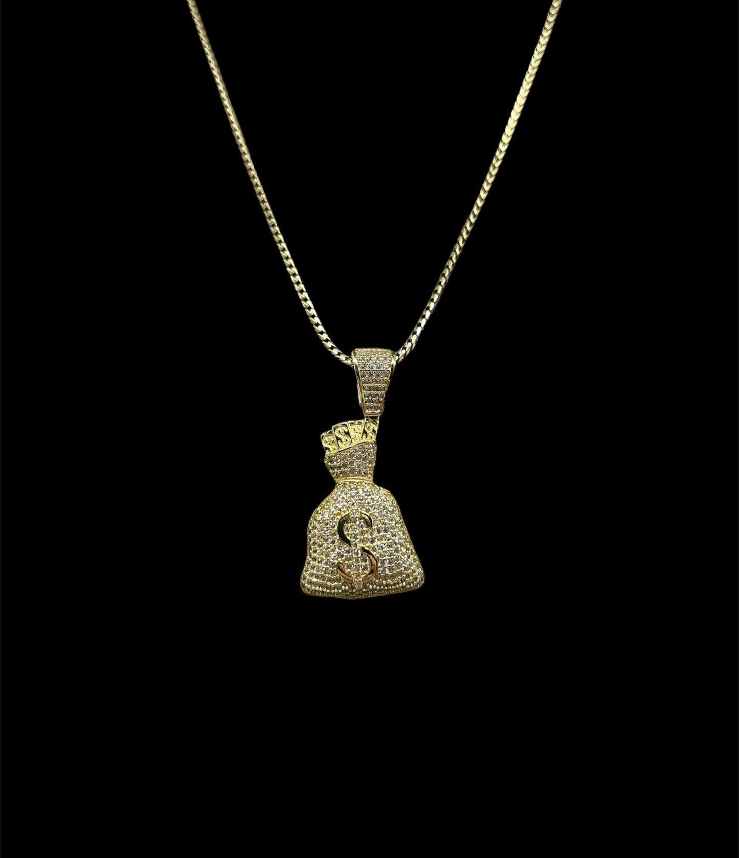 Small Money Bag W/ Chain 20”