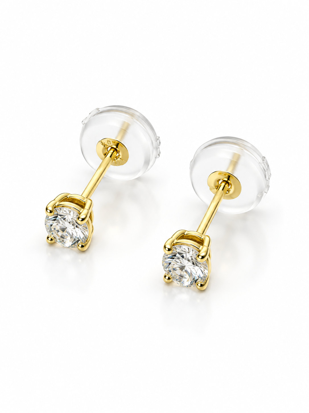 10k Gold Studs 2mm