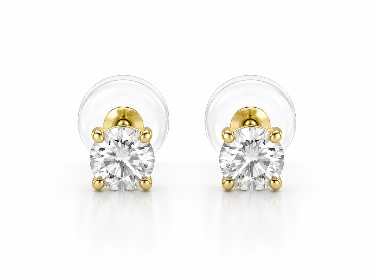 10k Gold Studs 2mm