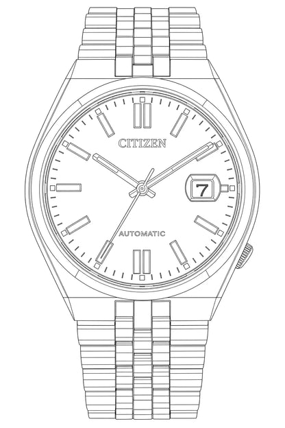 Citizen NK0020-55E — Watch technical diagram