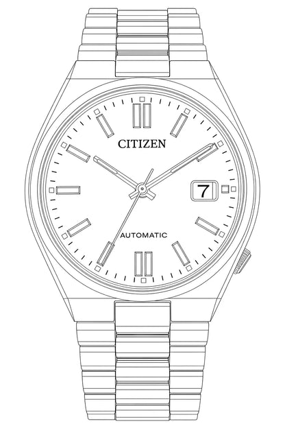 Citizen NJ0151-53M — Watch technical diagram