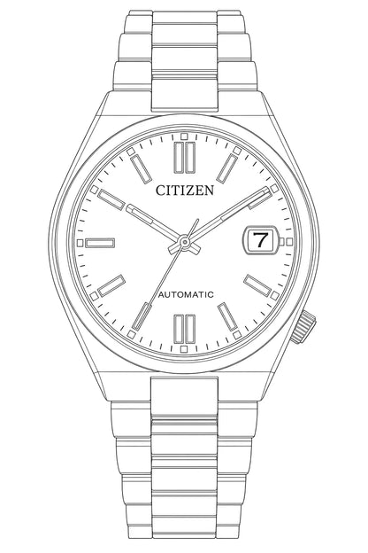 Citizen NJ0200-50M — Watch technical diagram