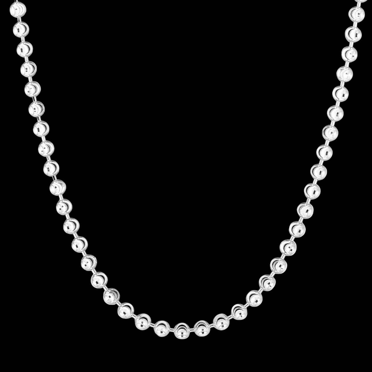 Mooncut Chain 4mm Silver