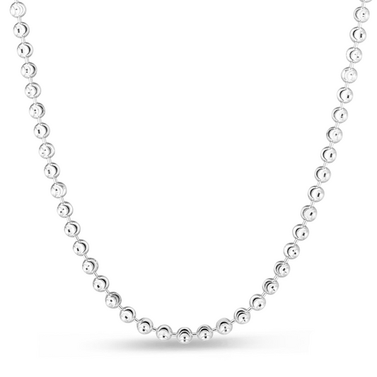 Mooncut Chain 4mm Silver