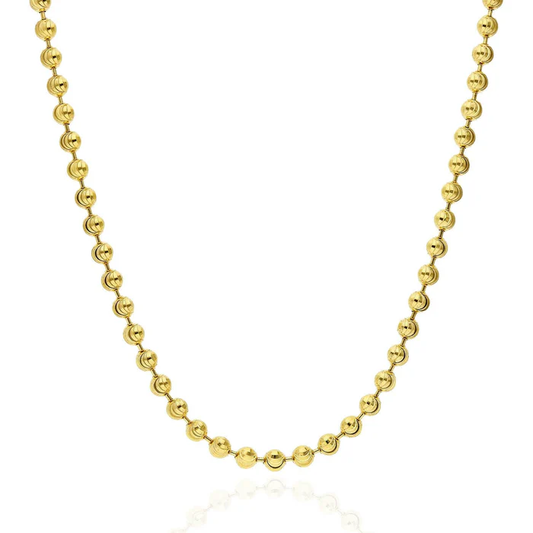Mooncut Chain 4mm Gold