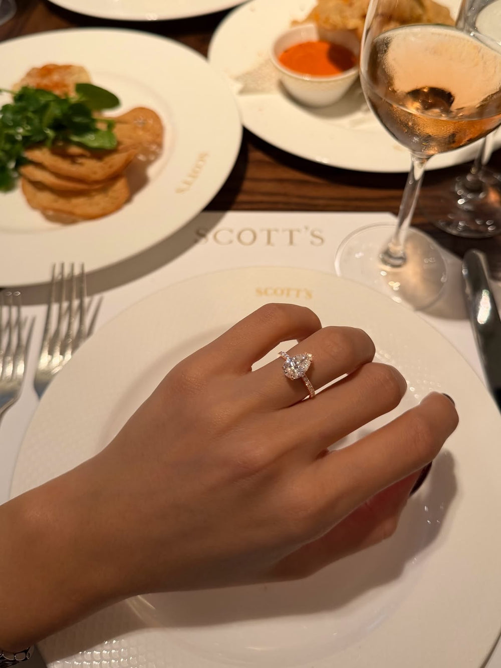 Legacy client ring — 2 carat Pear Diamond Band — September 3, 2026