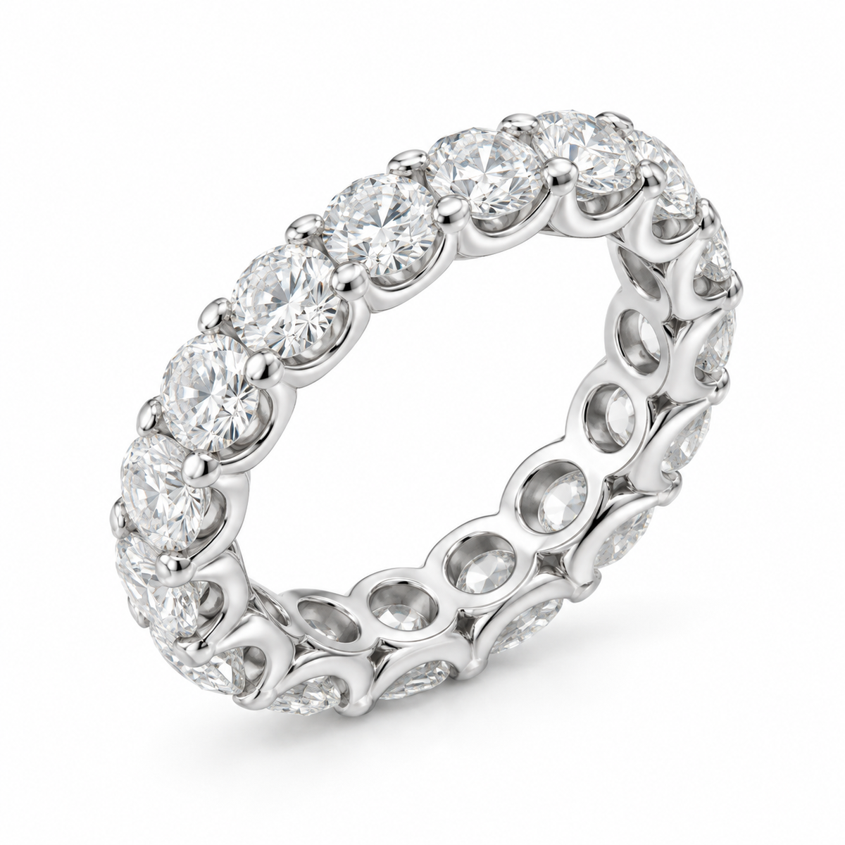 Legacy eternity round in 14K gold with lab-grown diamonds; representative design image