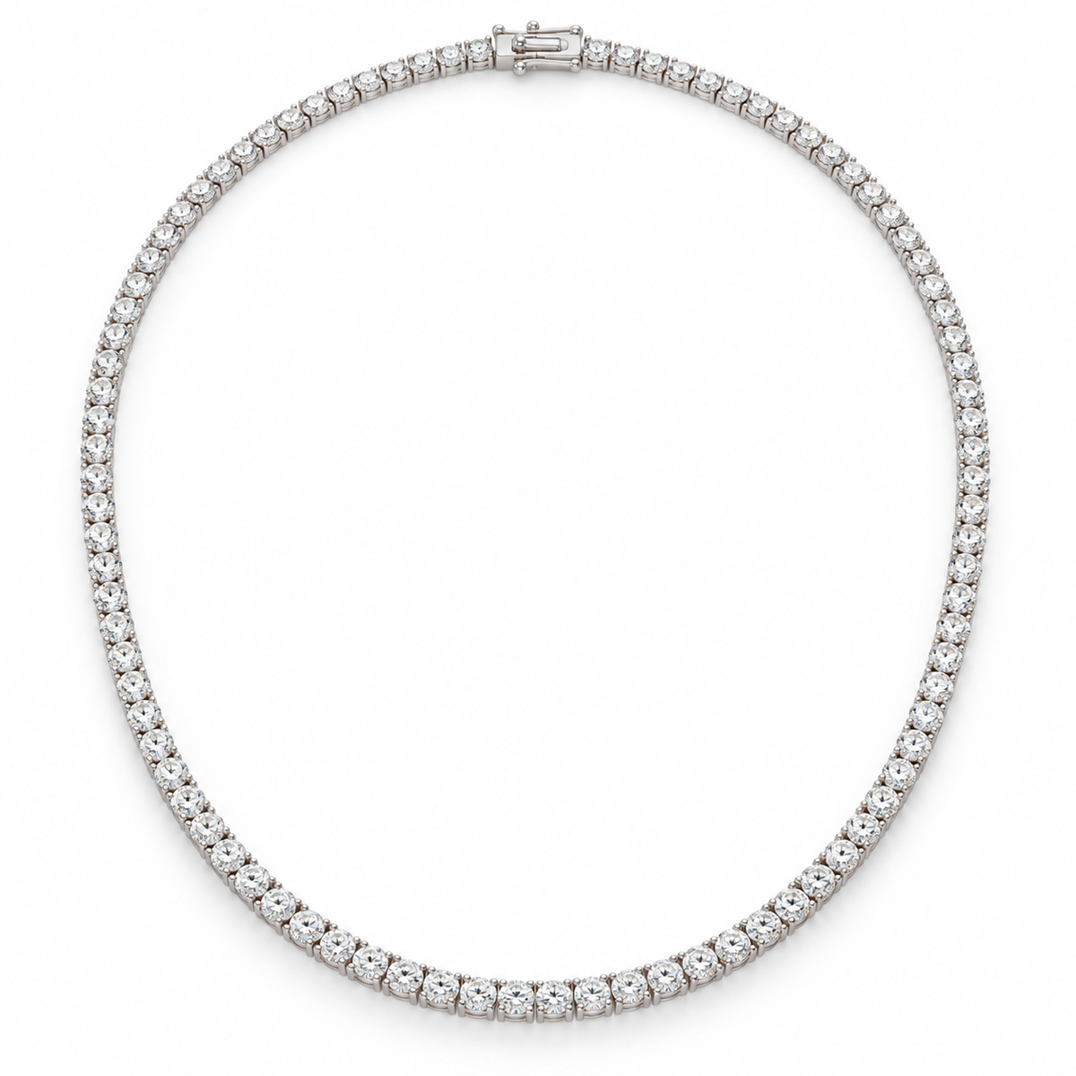 Legacy necklace in 14K gold with lab-grown diamonds; representative design image