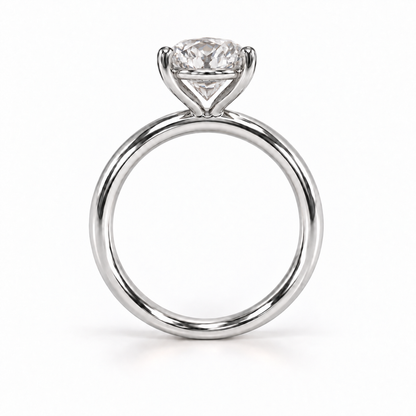 Legacy Round — 1.00 ct — White Gold — perfil — sin texto