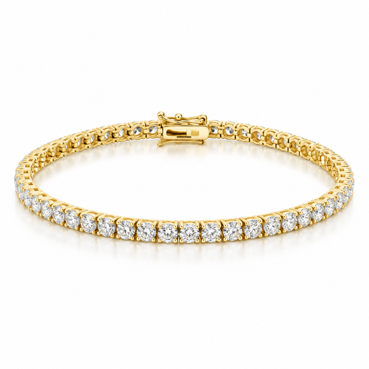 Legacy tennis in 14K gold with lab-grown diamonds; representative design image