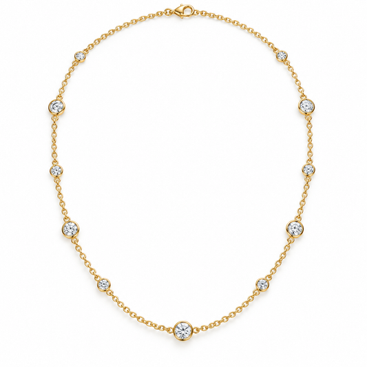 Legacy yard in 14K gold with lab-grown diamonds; representative design image